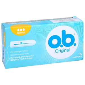 O.B. Tampons normal, 16 St Tampon Produktbild