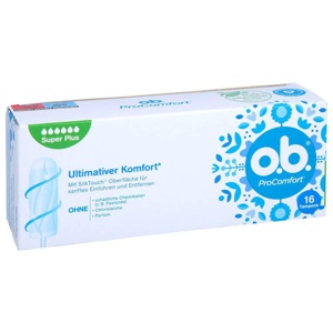 O.B. Tampons Procomfort super plus, 16 St Tampon Produktbild