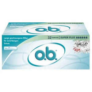 O.B. Tampons super plus, 32 St Tampon Produktbild
