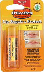 O'Keeffe's Lip Repair & Protect SPF15 Läppbalsam 4,2 g produkt bild