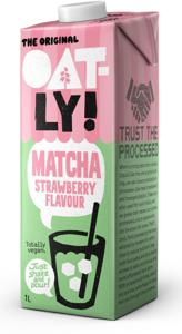Oatly Matcha Jordgubb Havredryck 1 liter produkt bild