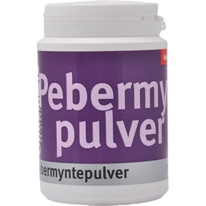 Obbekjærs Pebermyntepulver - 170 g produktbillede