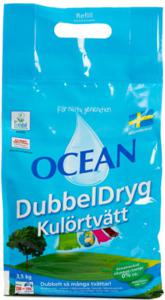 Ocean DubbelDryg kulörtvätt parfymerad 3,5 kg produkt bild