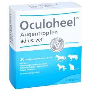 OCULOHEEL Augentropfen ad us.vet.Einzeldosispipet. Produktbild