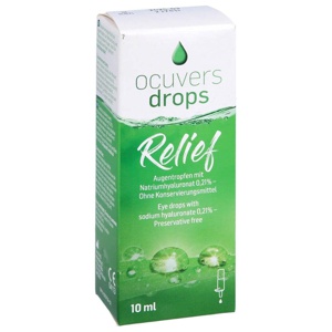 Ocuvers drops Relief Augentropfen 10 ml Augentropfen Produktbild