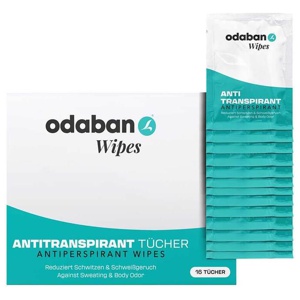 Odaban wipes Antitranspirant Tücher, 16 St Tücher Produktbild