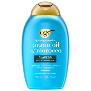 Ogx Moroccan Argan Oil Lightweight Shampoo 385ml produktbillede