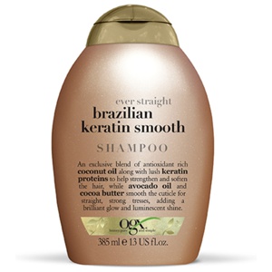 Ogx Brazilian Keratin Smooth Shampoo - 385 ml. produktbillede