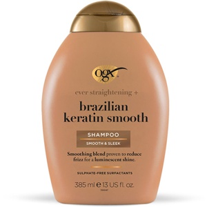 OGX Brazilian Keratin Smooth Shampoo - 385 ml produktbillede