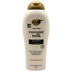 OGX Cocnut Milk Shampoo 577ml produkt bild
