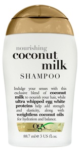 Ogx Coconut Milk Shampoo Rejsestørrelse - 88,7 ml. produktbillede