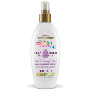 OGX Coconut Miracle Oil Flexible Hold Hair Spray 177 ml produkt bild
