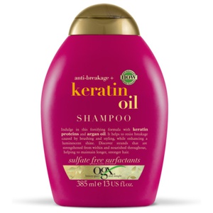 Ogx Keratin Oil Shampoo - 385 ml. produktbillede