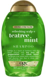 OGX Tea Tree Mint Extra Strength Shampoo 385 ml produkt bild