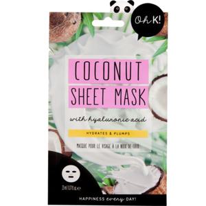 Oh K! Coconut Sheet Mask with Hylauronic Acid 23ml produkt bild