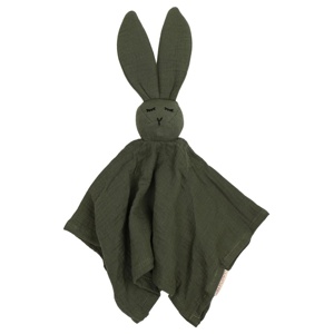 Oh, Poppy! Leia The Bunny Muslin Comfort Blanket Linen Green produkt bild