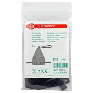 OHRENBINDE mittel schwarz Produktbild