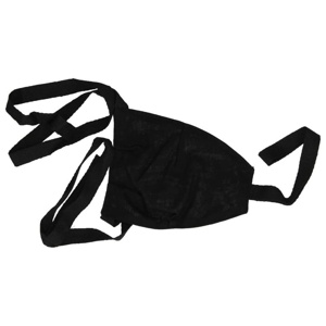 OHRENBINDE mittel schwarz Produktbild