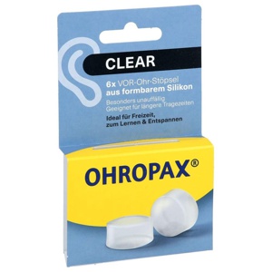 OHROPAX Clear Silikon Vor-Ohr Stöpsel Produktbild
