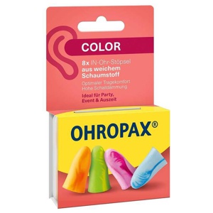 OHROPAX color Schaumstoff In-Ohr Stöpsel Produktbild
