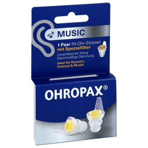 OHROPAX Music Filterstöpsel In-Ohr Produktbild