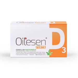Oilesen Forte D3 4000 kapslid kanepiseemneõliga N60 toote pilt