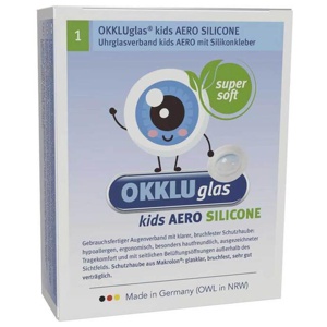 Okkluglas kids Aero Silicone Uhrglasv.Silikonkleb., 1 St Verband Produktbild