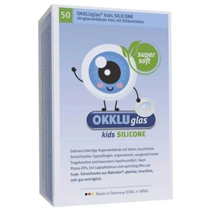 Okkluglas kids Silicone Uhrglasv.Silikonkleber, 50 St Verband Produktbild