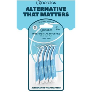 Öko Interdental Zahnbürste Pla 0,40 mm Nordics, 10 St Zahnbürste Produktbild