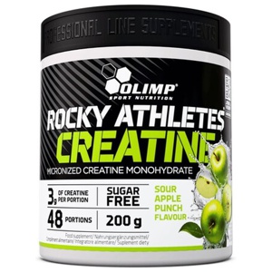 Olimp Nutrition - Rocky Athletes Creatine, Sour Apple Punch - 200g produktbillede