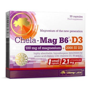 Olimplabs chela-mag b6+d3 kapslid n30 toote pilt