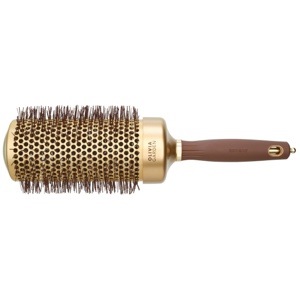 Olivia Garden Expert Blowout Speed Wavy Bristles Gold & Brown 65 mm Produktbild