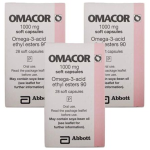 Omacor Capsules 1000mg 28 Capsules product image