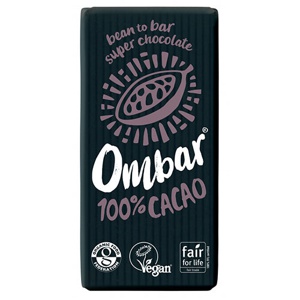 Ombar Bar Økologisk 35 g   100% Kakao produktbillede