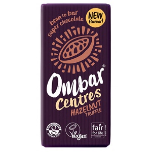 Ombar Bar Økologisk 70 g   Chokolade Hasselnøddetrøffelfyld produktbillede