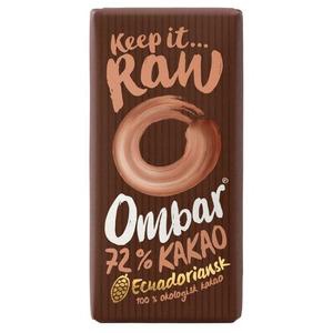 Ombar Mørk Chokolade 72% Ø - 35 g. produktbillede