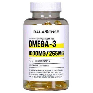 Omega-3 1000 mg / 265 mg Balasense mit Vitamin E, 180 St Weichkapseln Produktbild