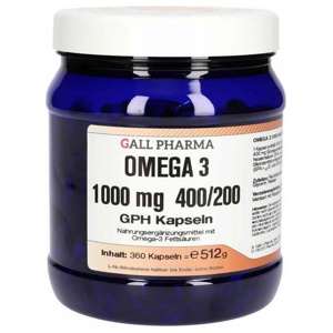 Omega 3 1000 mg 400 / 200 GPH Kapseln, 360 St Kapseln Produktbild