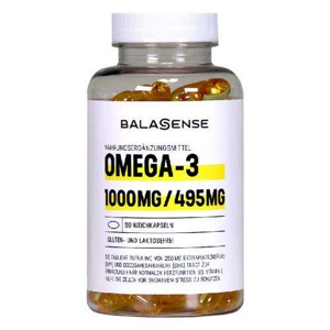 Omega 3 1000 mg / 495 mg Balasense mit Vitamin E, 90 St Weichkapseln Produktbild