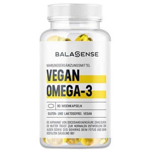 Omega-3 500mg / 200mg vegan Balasense, 90 St Weichkapseln Produktbild