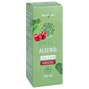 OMEGA-3 ALGENÖL DHA+EPA Kirsche Tropf.z.Einnehmen Produktbild