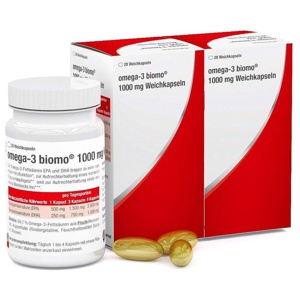 OMEGA-3 BIOMO 1000 mg Weichkapseln Produktbild