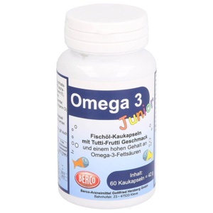 OMEGA-3 JUNIOR Berco Kaukapseln Produktbild