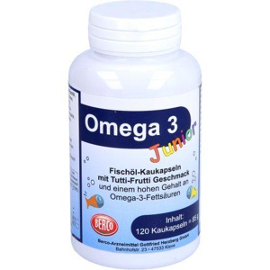 OMEGA-3 JUNIOR Berco Kaukapseln Produktbild
