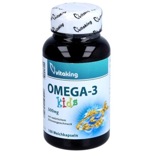 OMEGA-3 kids vitaking 100 St Weichkapseln Produktbild