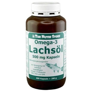 Omega 3 Lachsöl Kapseln, 400 St Kapseln Produktbild