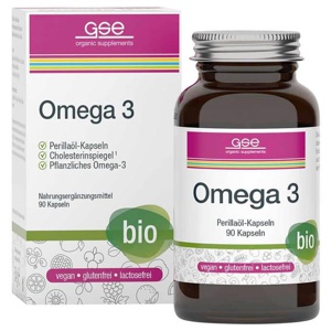 Omega 3 Perillaöl biologische Kapseln, 90 St Kapseln Produktbild
