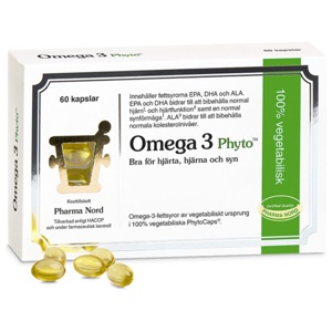 Omega 3 Phyto 60 kapslar Pharma Nord produkt bild