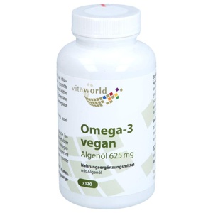 OMEGA-3 VEGAN Algenöl 625 mg Kapseln Produktbild