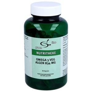 OMEGA-3 VEGAN Algenöl 834 mg Kapseln Produktbild